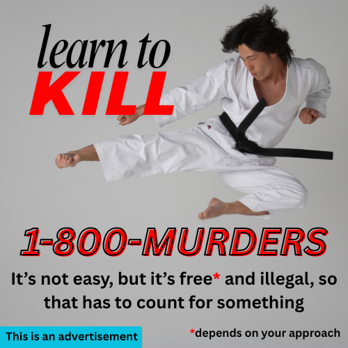 Example of a fake ad created for Big Ol' News